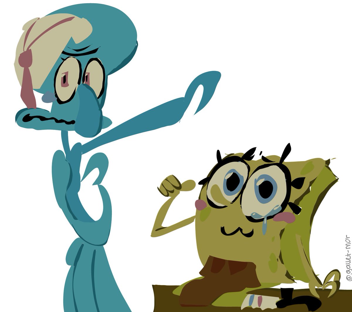 GalletM34634's tweet image. Two sillies 0-o
#spongebob #squidbob #squidward