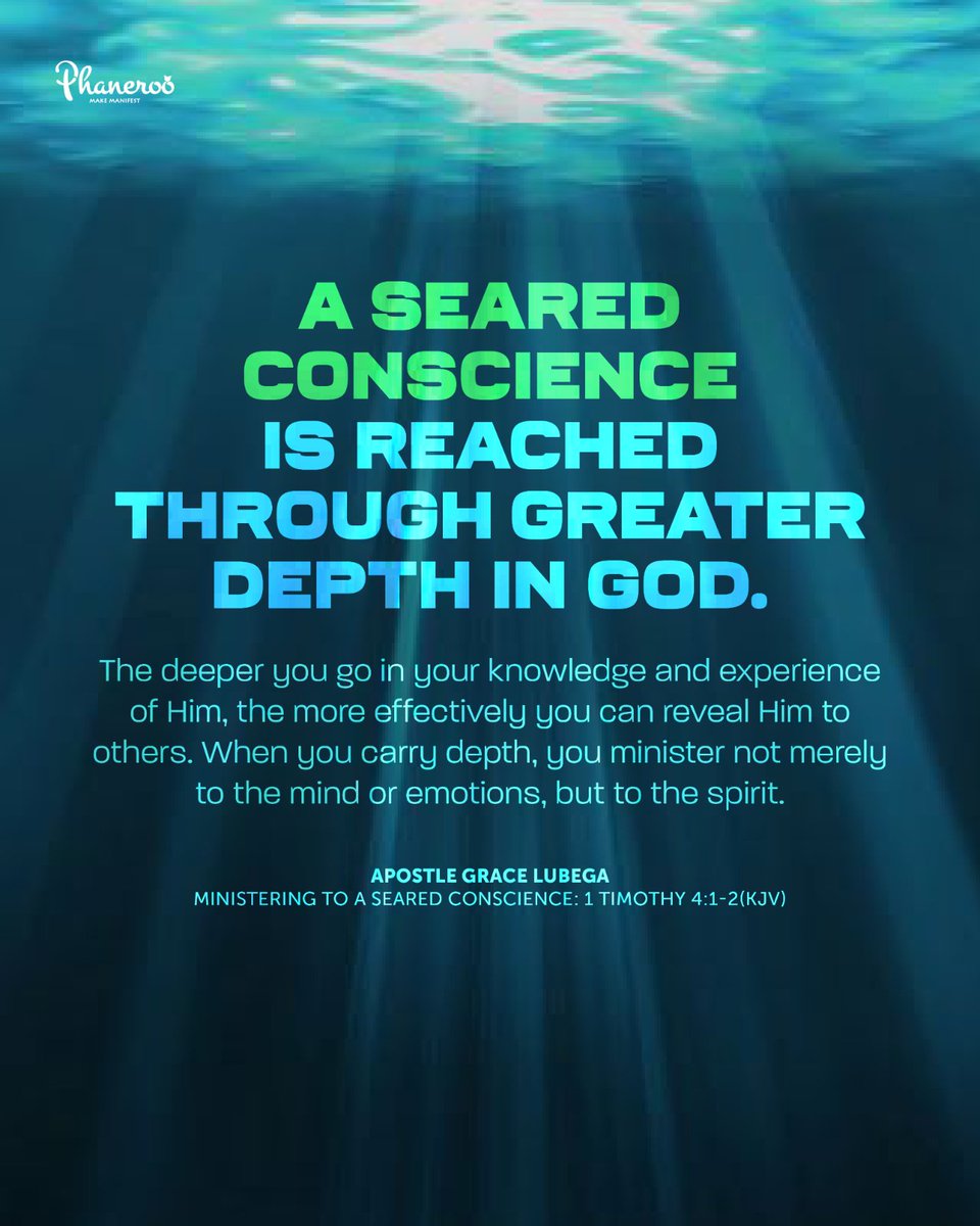 MINISTERING TO A SEARED CONSCIENCE - 1 Timothy 4:1-2(KJV)

Follow the link to watch the latest Phaneroo Sermon:
bit.ly/DoNotSettleFor…

#PhanerooDevotion 📜