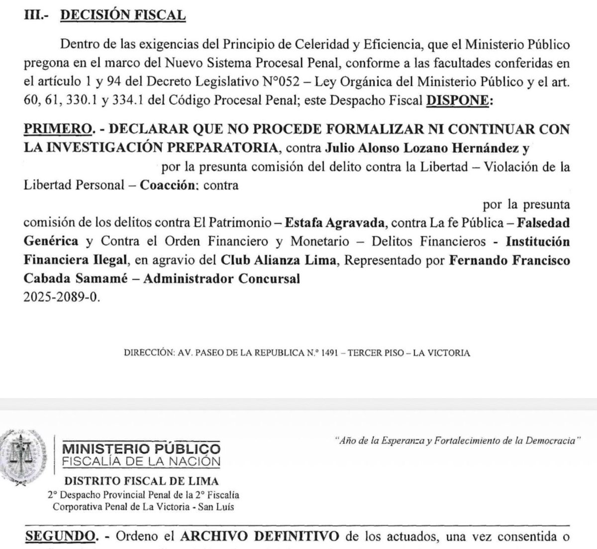 Julio Alonso Lozano Hernández tweet media