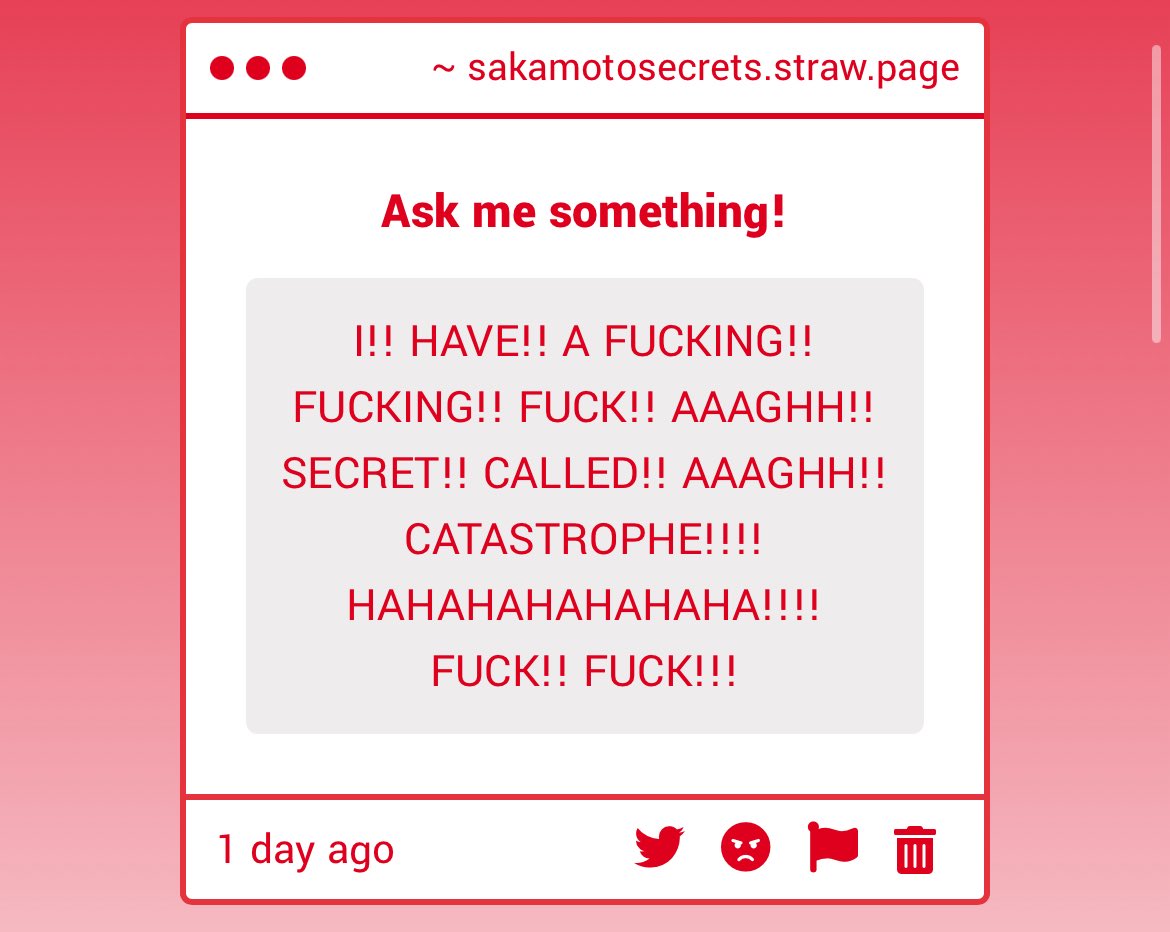SAKAMOTO SECRETS tweet media