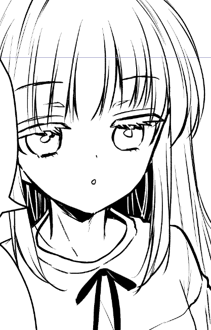 ちんたらちんたら書いてて一枚ペン入れに一日かかってしまったが、このいい顔を書くためだったのだ…たぶん… 