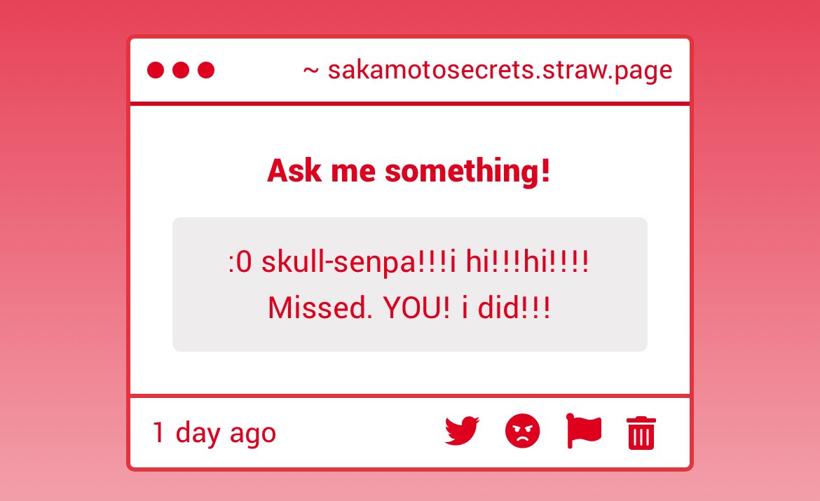 SAKAMOTO SECRETS tweet media