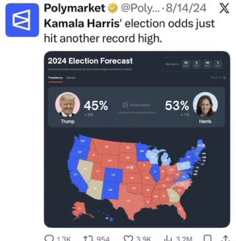 WellsJorda89710's tweet photo. 🚨 REMEMBER WHEN THE BETTING MARKETS HAD KAMALA WINNING THE ELECTION? 🤡 Now they're all "corrupted by leftists" and can't be trusted? I don't care about them anyway—facts over fake odds! Who's with me? #ElectionTruth #BettingFail #MAGA https://t.co/GrfqtYJOtH
