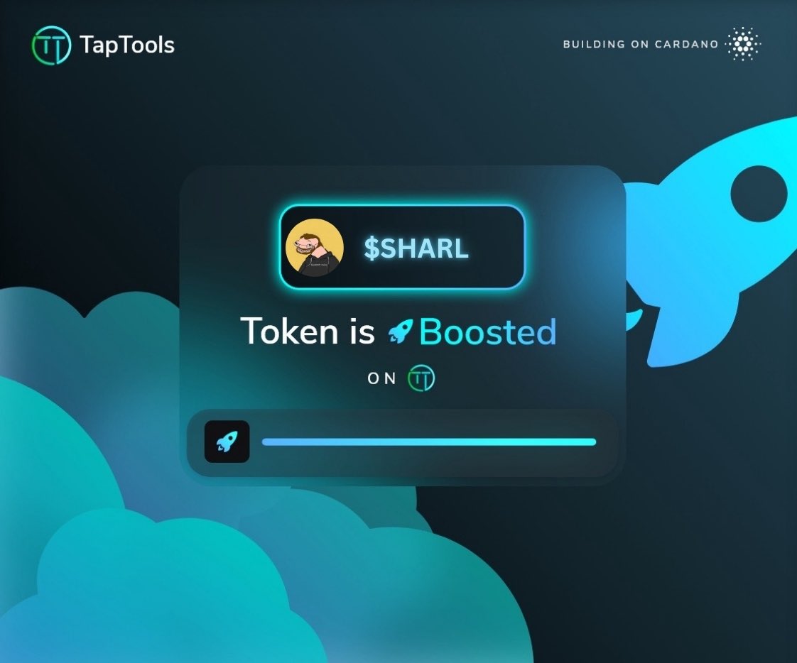 TapTools's tweet photo. NOW BOOSTED 🚀 $SHARL

The first peer reviewed meme &amp; memecoin. https://t.co/9UvDNEaKBs
