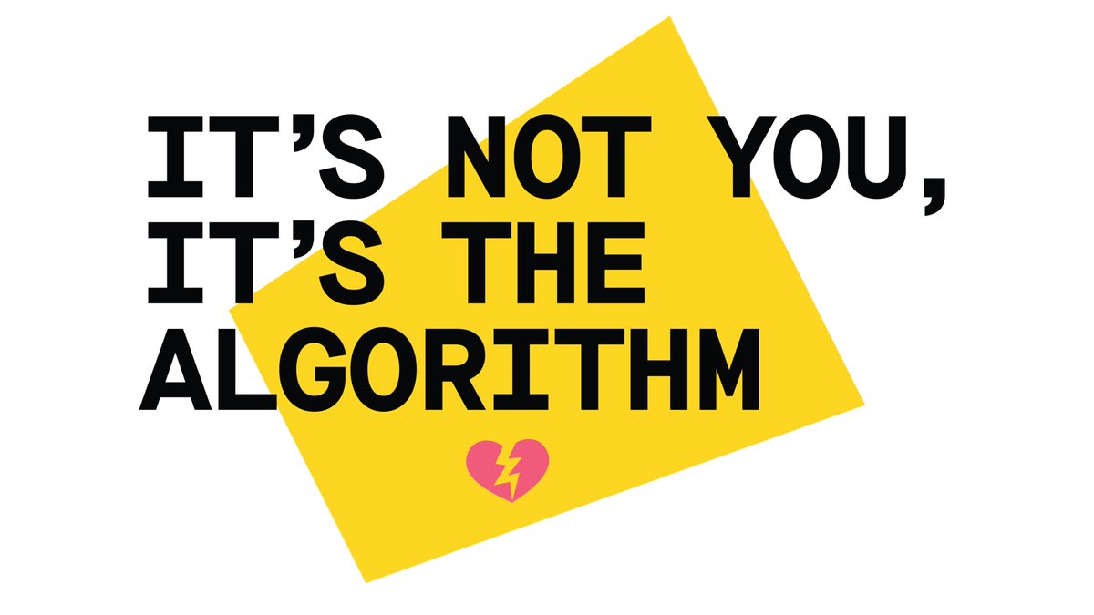 ballistikcoffee's tweet image. I'm sorry to have to break it to you, but... #algorithms limit the world you see.
