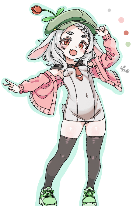 よそさまの絵茶で描いた、ンモ=エザゴちゃんだよ、。 