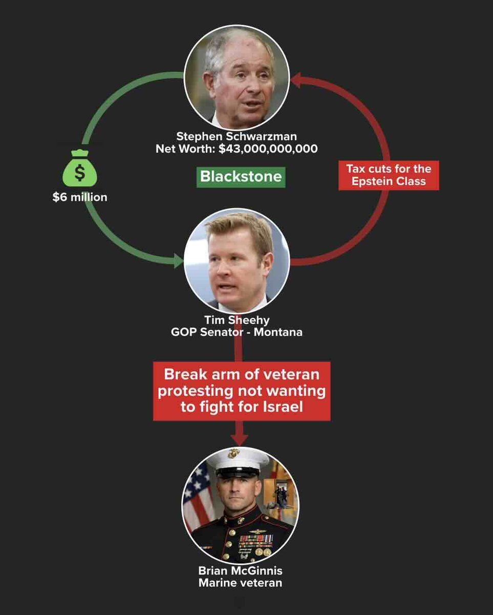 TheDemLabs's tweet photo. Epstein Class funded Senator Tim Sheehy assaults Marine veteran for protesting Trump’s Iran war: Follow the money
@cardon_brian @DemCastUSA @GailWaldby @kumupowered #TimSheehy #BrianMcGinnis #SteveSchwarzman @Blackstone https://t.co/mR56nEzZh1