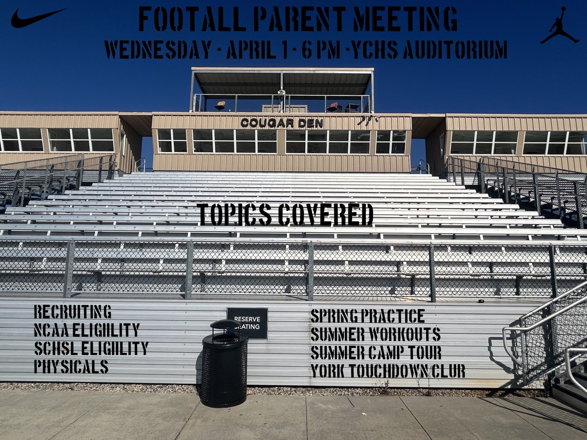 York HS FB Recruits tweet media