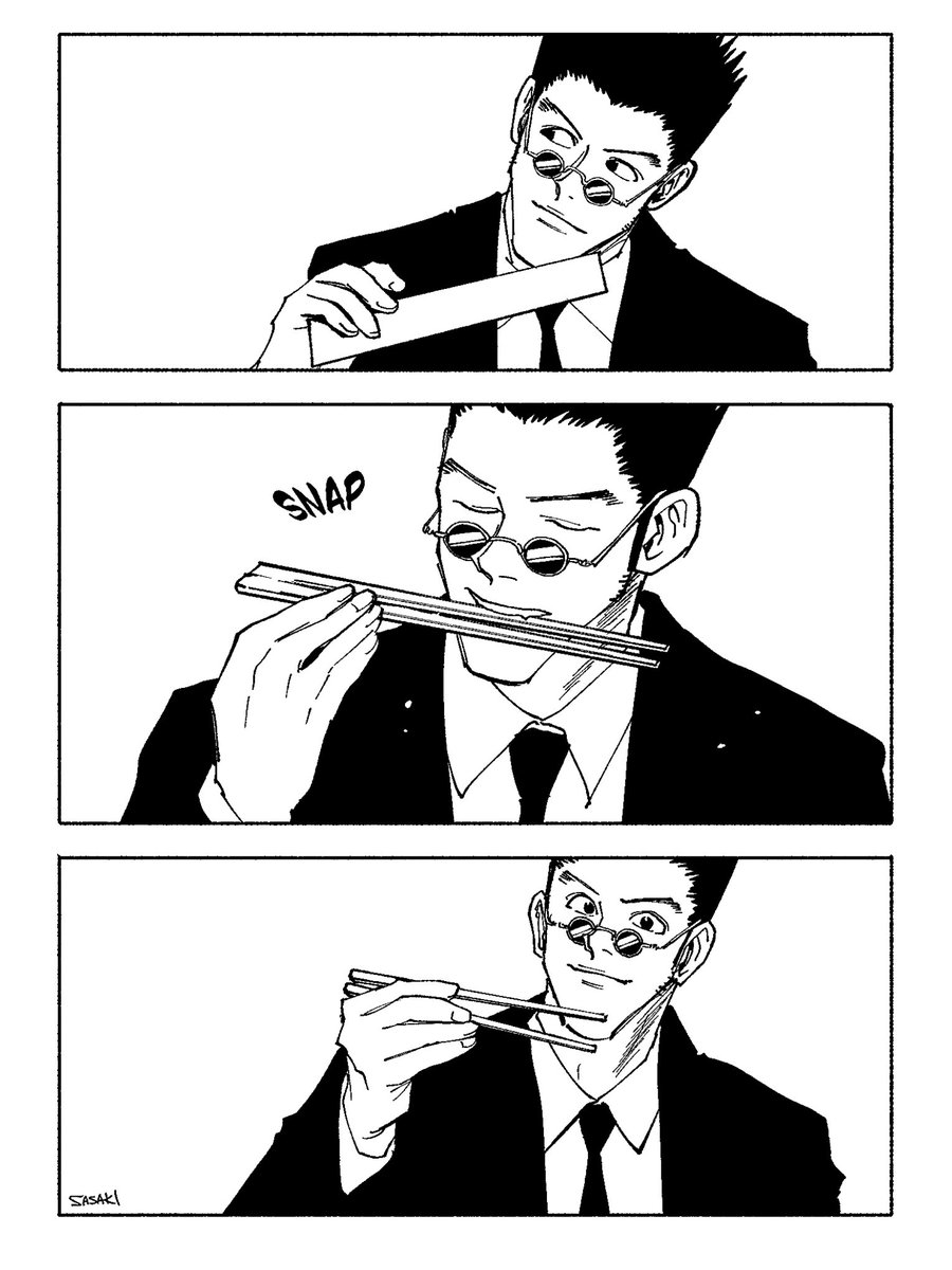 leorio &amp; chopsticks

🥢
#hxhfanart