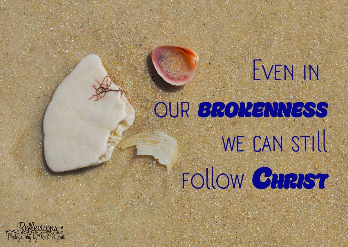 KrisNewEngland's tweet photo. Exactly. In fact our brokenness makes us the perfect follower of Christ. For he takes in all who are messy - and heals them thru love &amp; sacrifice. #FollowChrist #Faith #Religion #ReflectionsbyKris https://t.co/SQbLlhq80r