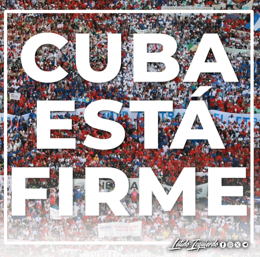 #CubaEstáFirme
#CubaVencerá
#YoSigoAMiPresidente