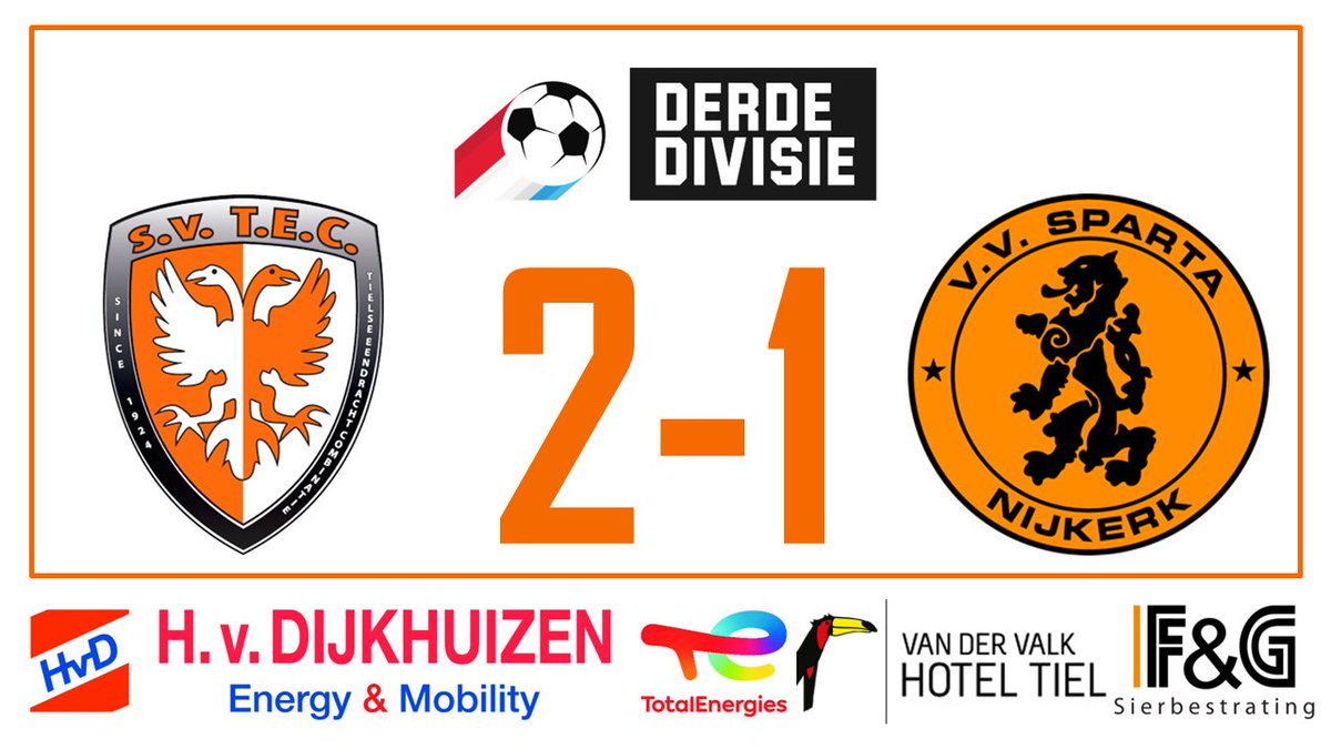 In de 62e minuut komt Sparta Nijkerk terug in de wedstrijd 
#tecspa