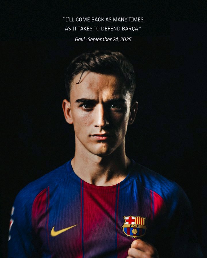 加维重返巴萨训练