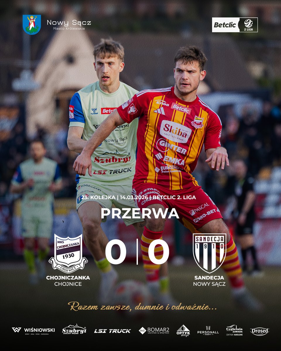 SandecjaNS's tweet photo. #CHOSAN | Przerwa ⚪⚫

🎬 https://t.co/tgyCgvrhvo https://t.co/x47mEeFJ1j