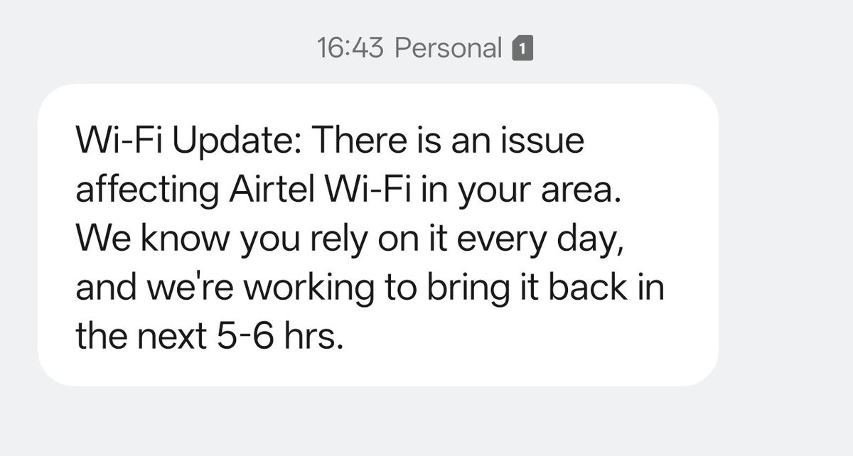 itzvijays's tweet photo. @airtelindia @Airtel_Presence I got the airtel black connection in Feb. Please see your service. Worst customer experience. I don't know how to work with this unstable connectivity. No proper response 😞. Today it went down around 3pm , still no improvement. https://t.co/RQZFWTof4y