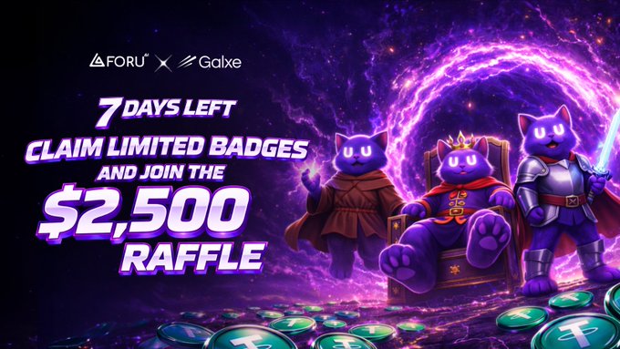 Winner Galxe Raffle I have been seeing @foruai $FORU popping up a lot lately, and they just ...