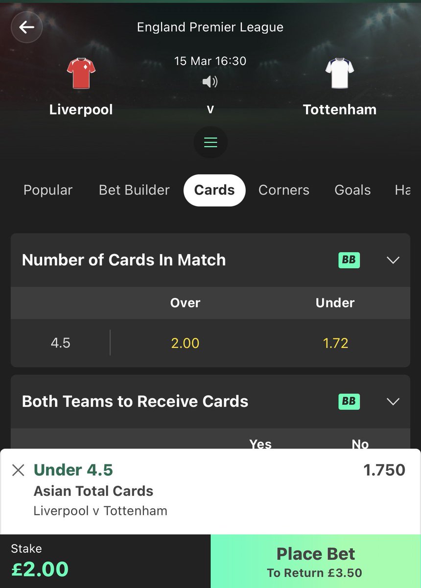 Match Day Bets tweet media