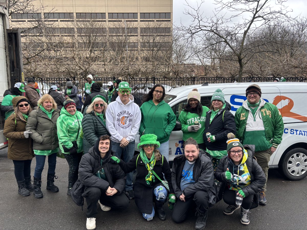 We are ready for the Syracuse St. Patrick's Parade!