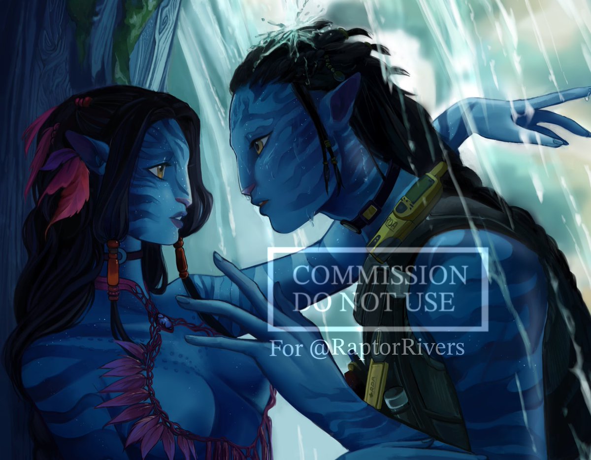 shorukaw4's tweet photo. Commission for lovely @RaptorRivers !!🩵 https://t.co/GNJUVCrzou