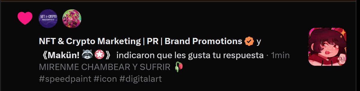 Gracias gracias NFT crypto marketing PR brand promotions y makun 🥺🫶 
XDDDDDDDD