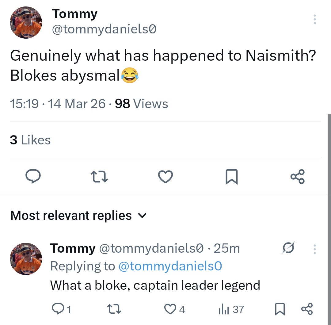 No Context Luton Town FC tweet media