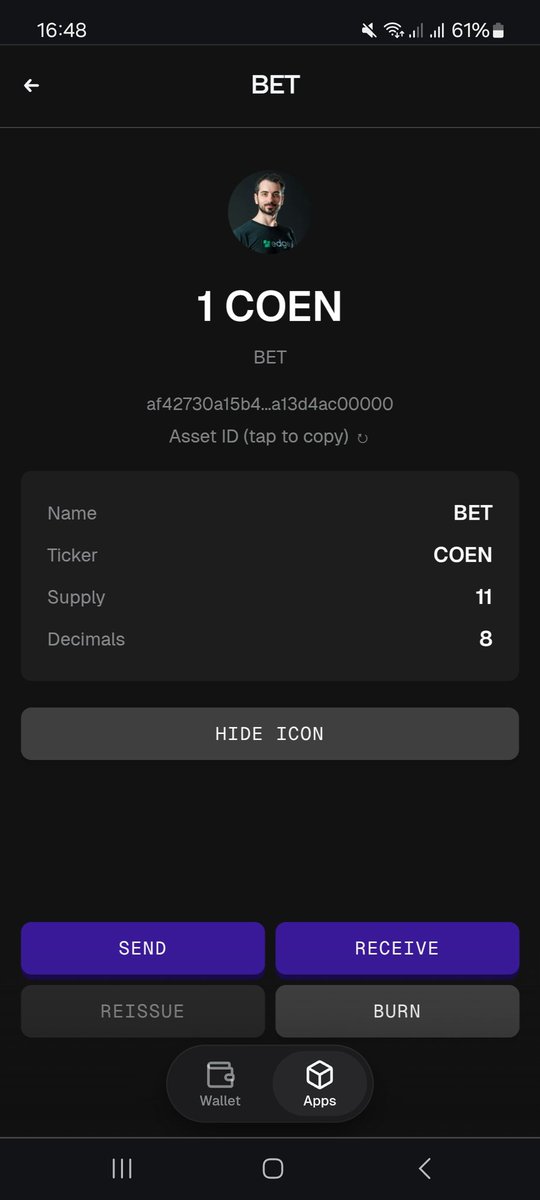 Cris19880280's tweet photo. @thedavidcoen Hodl it! https://t.co/1FX0Kh1fQ7