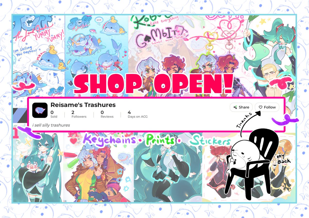 REISAMƎ | acggoods shop open tweet media