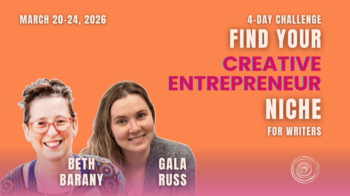 BethBarany's tweet image. You don't need another course. You need permission to focus on the writers you're actually meant to serve. Here's how to get clear on your niche in 4 days:  bethbarany.thrivecart.com/findyourniche #CreativeBusiness