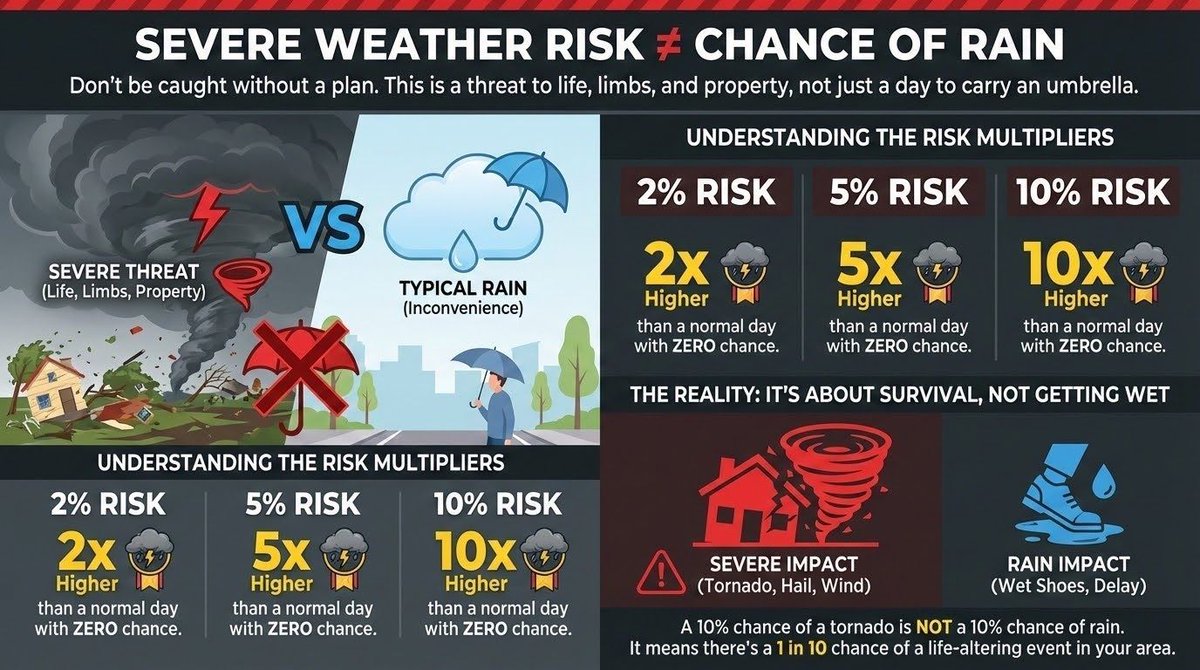 When you see a 5% risk on our severe weather outlooks, it's easy to ...