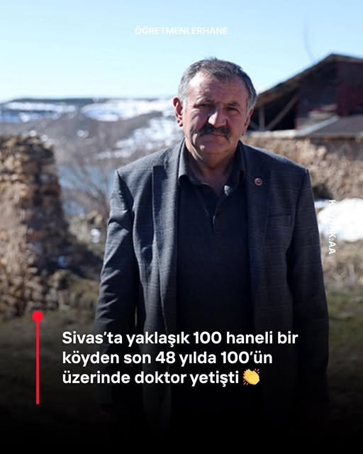 100 haneli köyden 100’ün üzerinde doktor çıktı
Sivas merkeze bağlı Kolluca köyü, yetiştirdiği doktorlarla dikkat çekiyor. Yaklaşık 100 haneli köyden son 48 yılda 100’ün üzerinde doktor çıkarak Türkiye’nin dört bir yanında sağlık hizmeti sunmaya başladı.
Köyün ilk doktorlarından