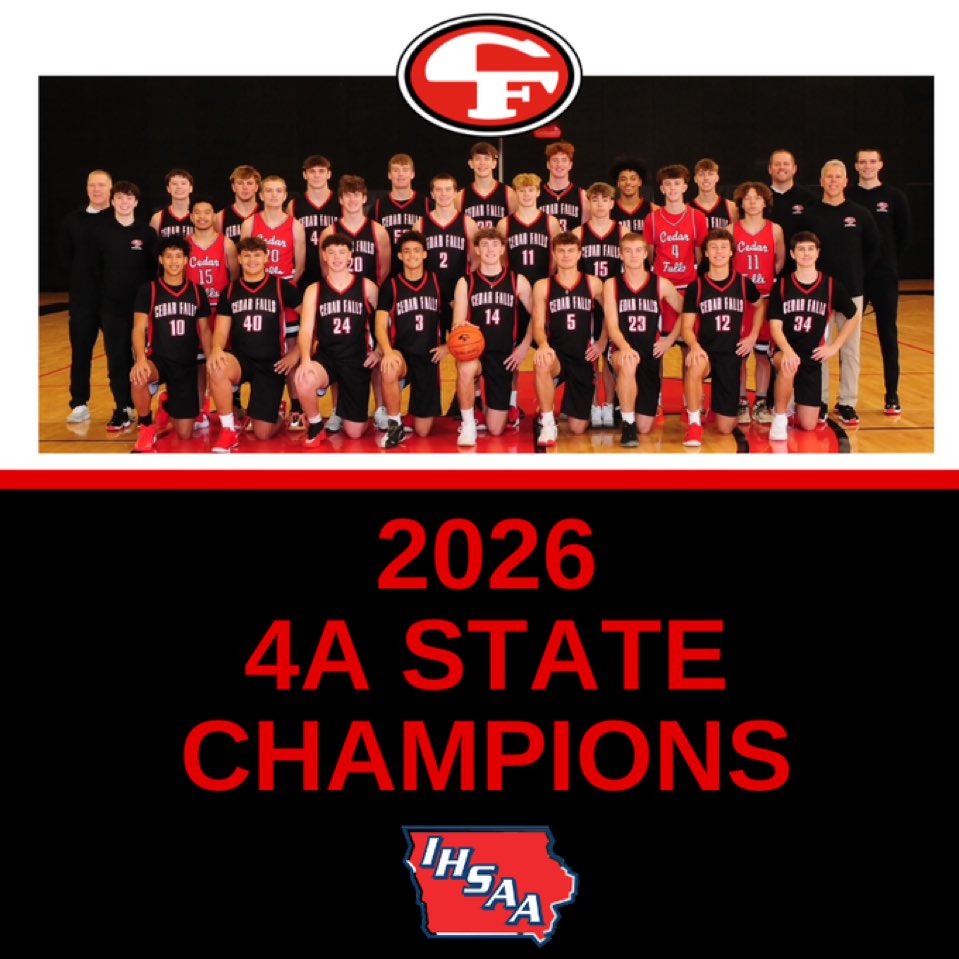 brasehoops's tweet photo. Congrats to Coach Ryan Schultz and the Cedar Falls Tigers on their 25-0 State Championship season!

Overcame a 13 point halftime deficit for their 3rd State Title! https://t.co/p6nUmKbj2g