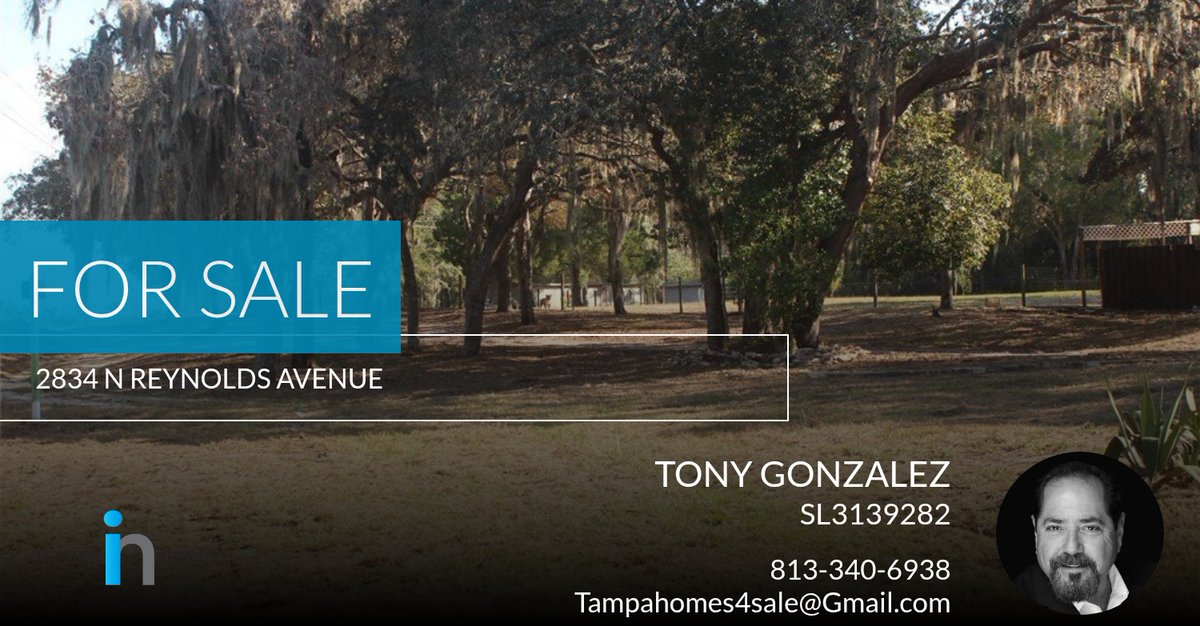 🔥 BUILD READY LOT – SAVE THOUSANDS! 1.5 Acres 🔥

TONY GONZALEZ, MBA, REOS, CDPE
Residential, Bank Owned &amp; Investment Properties
Homes In Realty Group
Cell: 813-340-6938 homeforsale.at/2834_N_REYNOLD…
