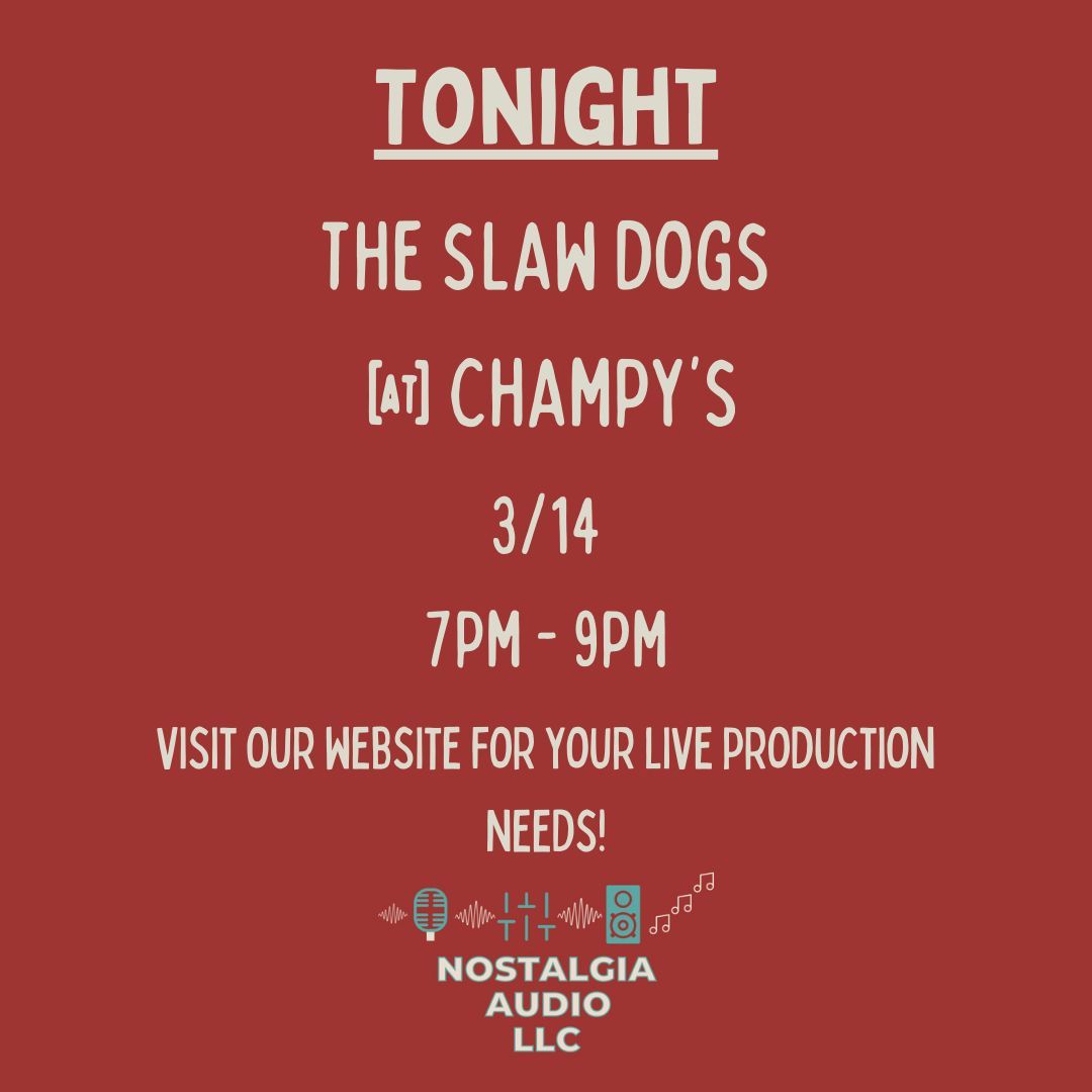 NostalgiaAudio's tweet photo. 🎙️ Get ready for an amazing night of live music, dancing, and fun. 💃 Bring your friends, your excitement, and let's create some unforgettable moments together. 🎸 

#audio #audioengineer #shoalsmusic #livemusic #nostalgiaaudiollc #shoals #champys #musleshoals #liveevent https://t.co/sODMEmtg5r