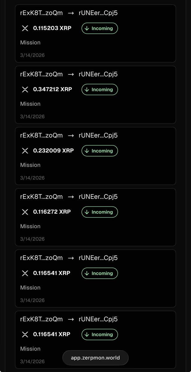⚔️<a href="/zerpmon/">Zerpmon</a> Daily Battle Status ⚔️

🏋️Gym Battles
▫️Day 1
▫️Won 17/20 
▫️Earned 23.77 $ZRP 

📜Mission $XRP Mode
▫️Won 9/10
▫️Earned 1.04 $XRP 🔥

🌏 World Boss
▫️Waiting for Summon 😴
▫️Zrp share: 0 $ZRP 

👴 <a href="/EvilProfGary/">Gary</a> X-drop
▫️Received 0 $ZRP 😅