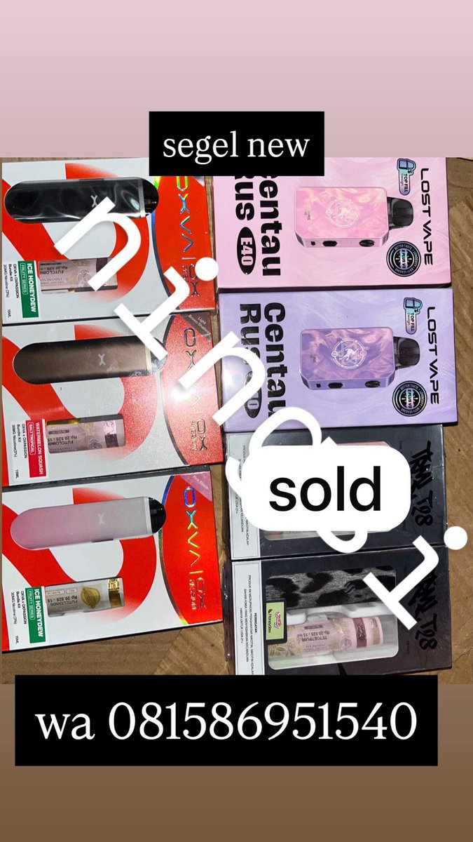 Jual pod vape mod oxva foom ursa joiway dll tweet media