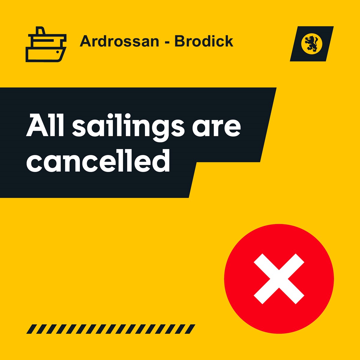 CalMac Service Info tweet media