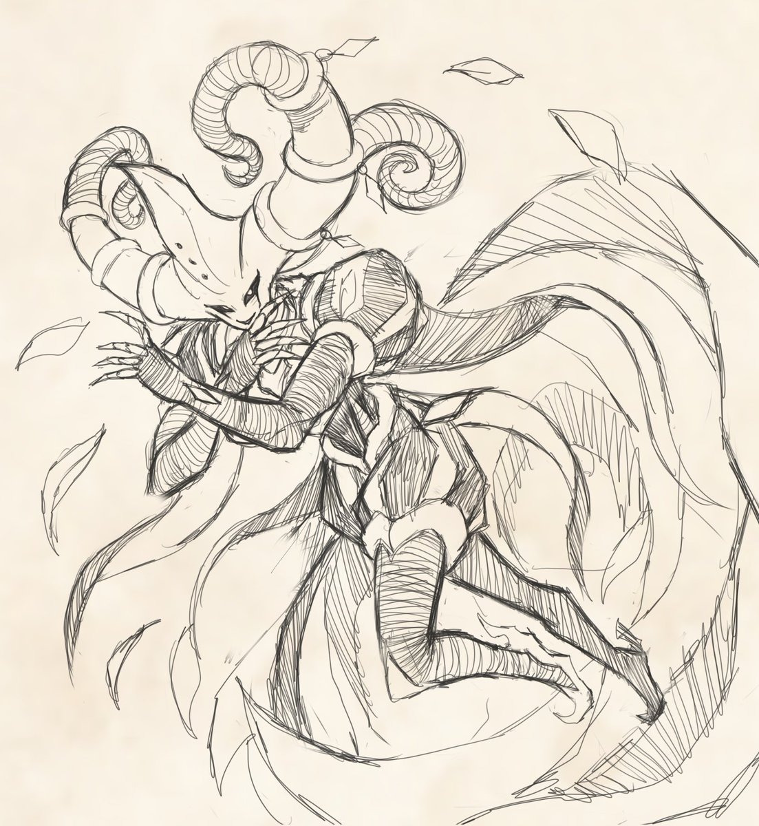 Finished free/compensation sketches!