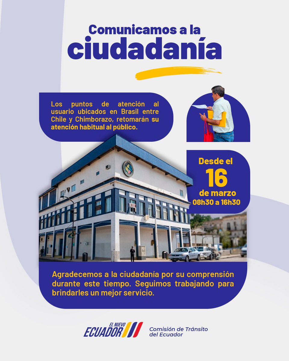 Comisión de Tránsito 🇪🇨 tweet media