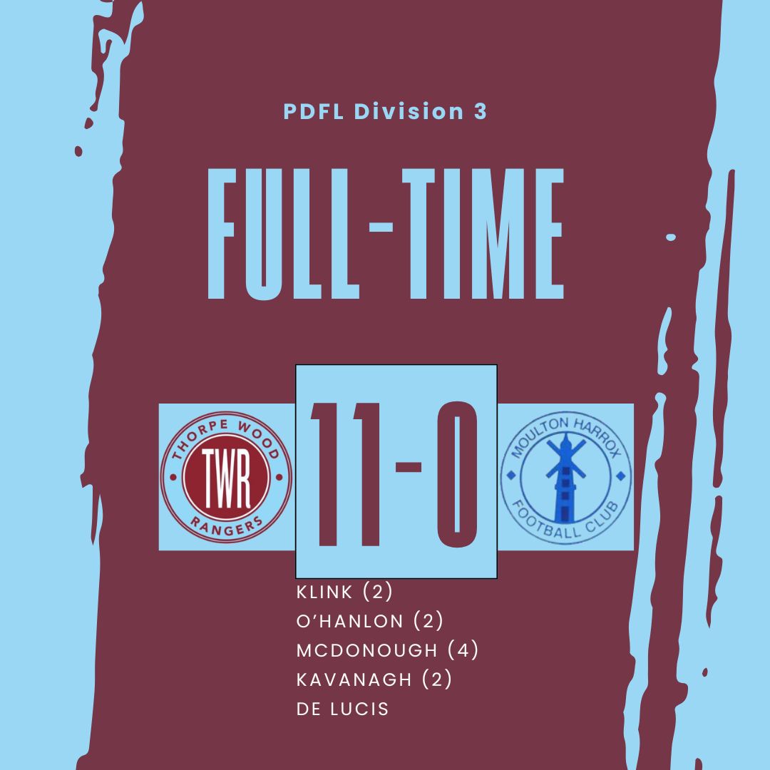 Thorpe Wood Rangers FC tweet media