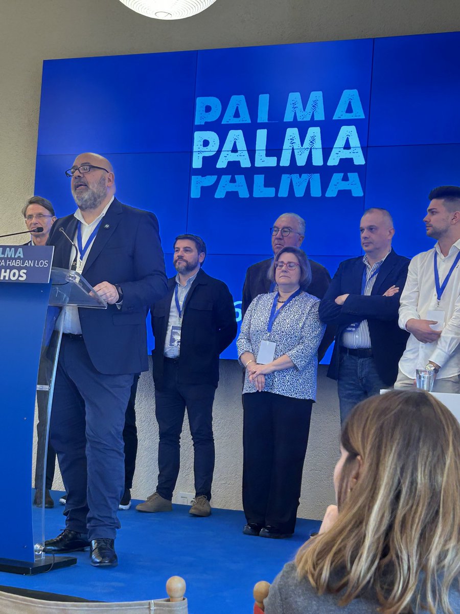 MNuriaRiera's tweet image. Enhorabuena @JaimeMartinez reelegido presidente de la junta territorial @popularespalma y a todo su equipo.💙
El mejor proyecto para #Palma @PPdeMallorca