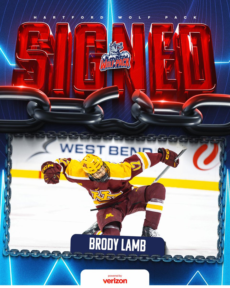 HWPHockey's tweet photo. UPDATE: The Hartford Wolf Pack has signed forward Brody Lamb to an amateur tryout agreement (ATO) for the remainder of the 2025-26 season. https://t.co/Opdq0W4hID