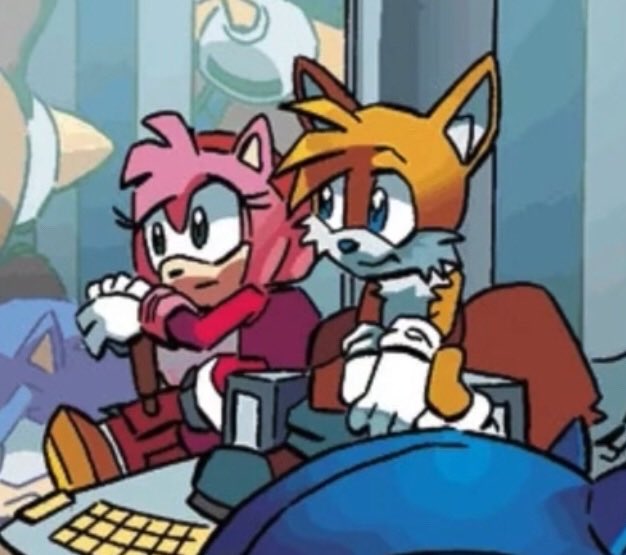 Daily Amy and Tails tweet media