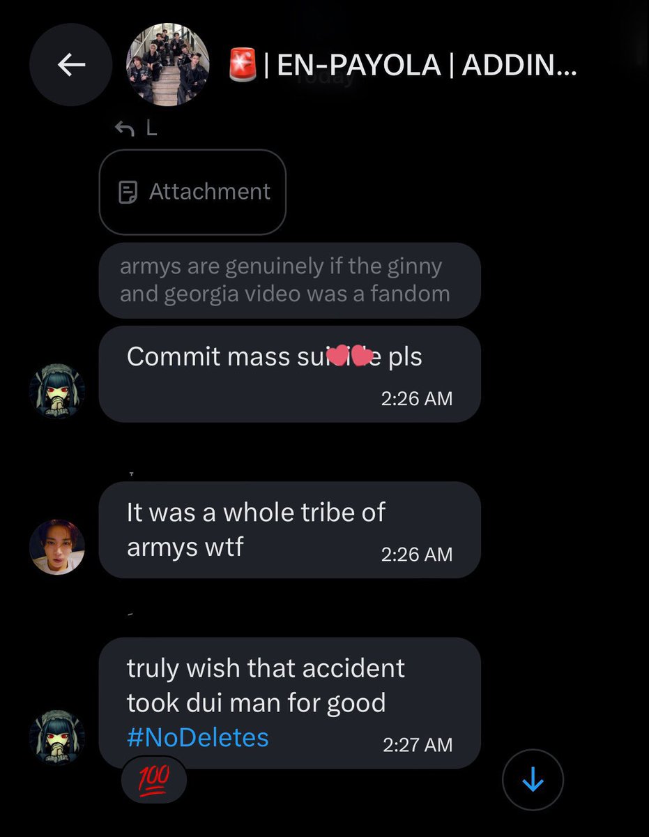 DnasArmyyy's tweet photo. ENGINES you are all going to f*cking h*ll…. All this over f*cking kpop? Over a man who wanted to leave? You makes me sick…. And I dont ever wanna see any kpop stans speak about armys ever again… No words, this will NEVER be okey…. https://t.co/eDPZ2ZfnUl