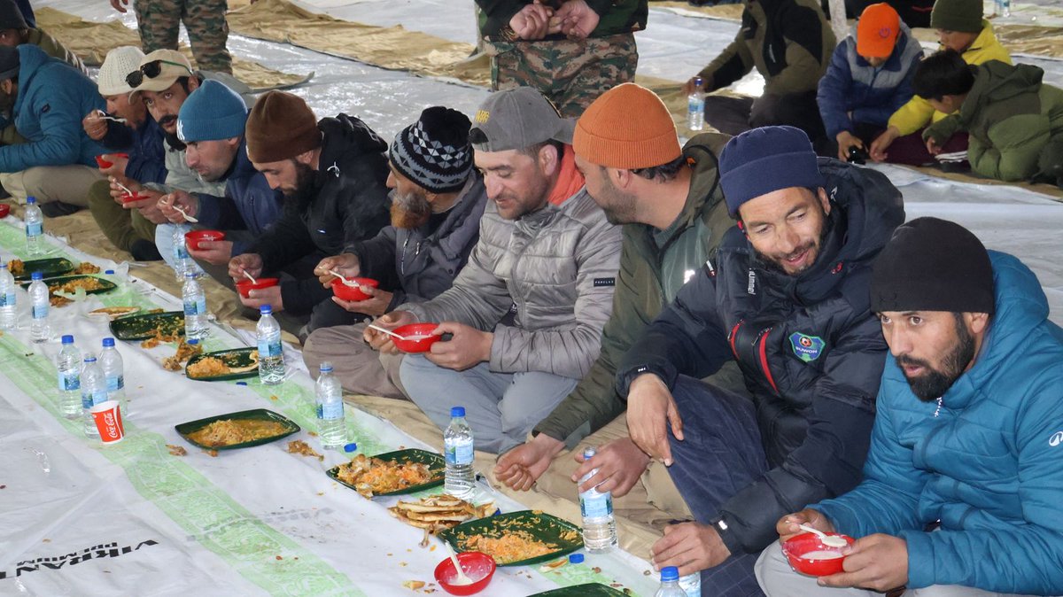 CRSDras's tweet photo. Iftaar party- 13 March 26
Strengthening bonds beyond uniform — Fire & Fury Corps hosted an Iftaar at Dras on 13 March. Over 450 guests, including prominent civil personalities from Dras and nearby areas, joined the evening of unity and shared values.
#Dras #FireAndFury https://t.co/GCd9qRSTeC