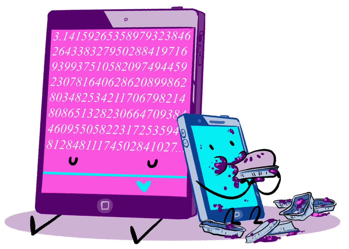 Drawing MePad everyday until I get the MePad plush day 073 🩵 feat. MePhone

Meeplings celebrate Pi/Pie Day :]
#inanimateinsanity