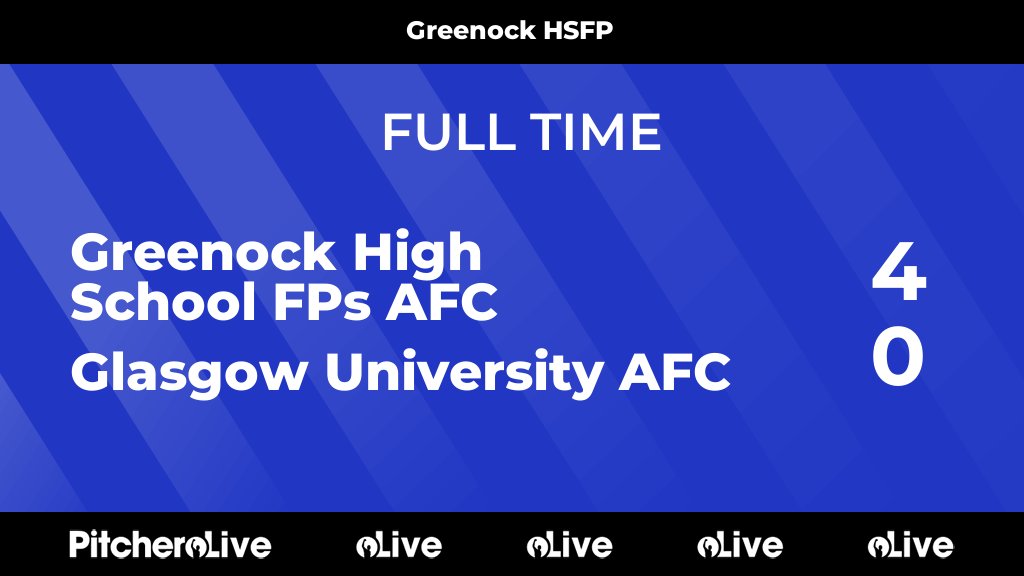 Greenock HSFP AFC tweet media