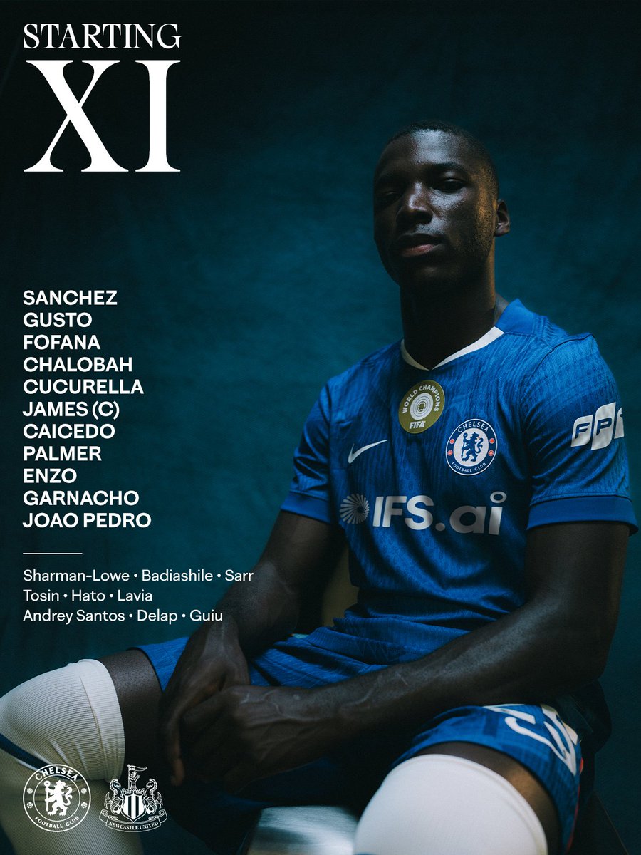 Today's Chelsea. 🔵

#CFC | #CHENEW