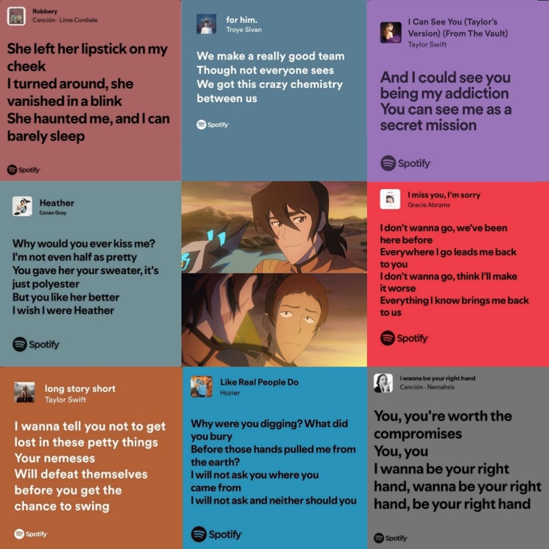 #klance as songs