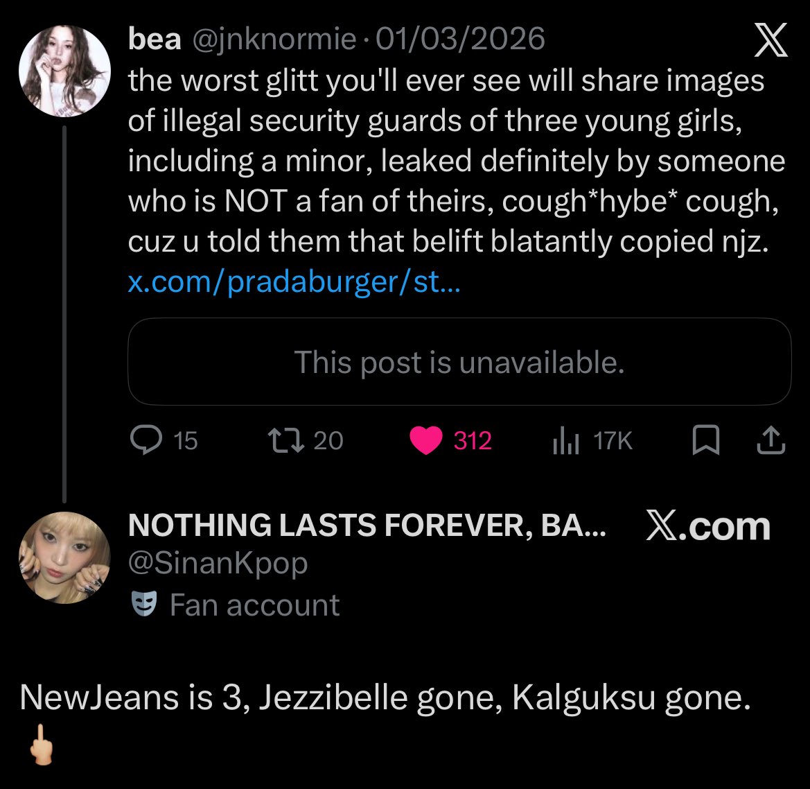 mhdhhprotect's tweet photo. REPORT &amp; BLOCK ‼️DON'T INTERACT‼️

@.SinanKpop
link: https://t.co/TV4uQTTMTM

• hate, abuse, or harassment
  odio, abuso o acoso

• spam

⚠️ : denunciar antes de bloquear | Report before block https://t.co/zBpx4Z24rp
