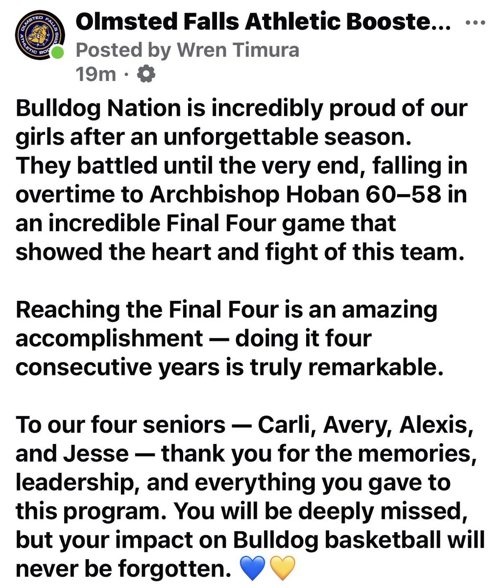 OF Athletic Boosters tweet media